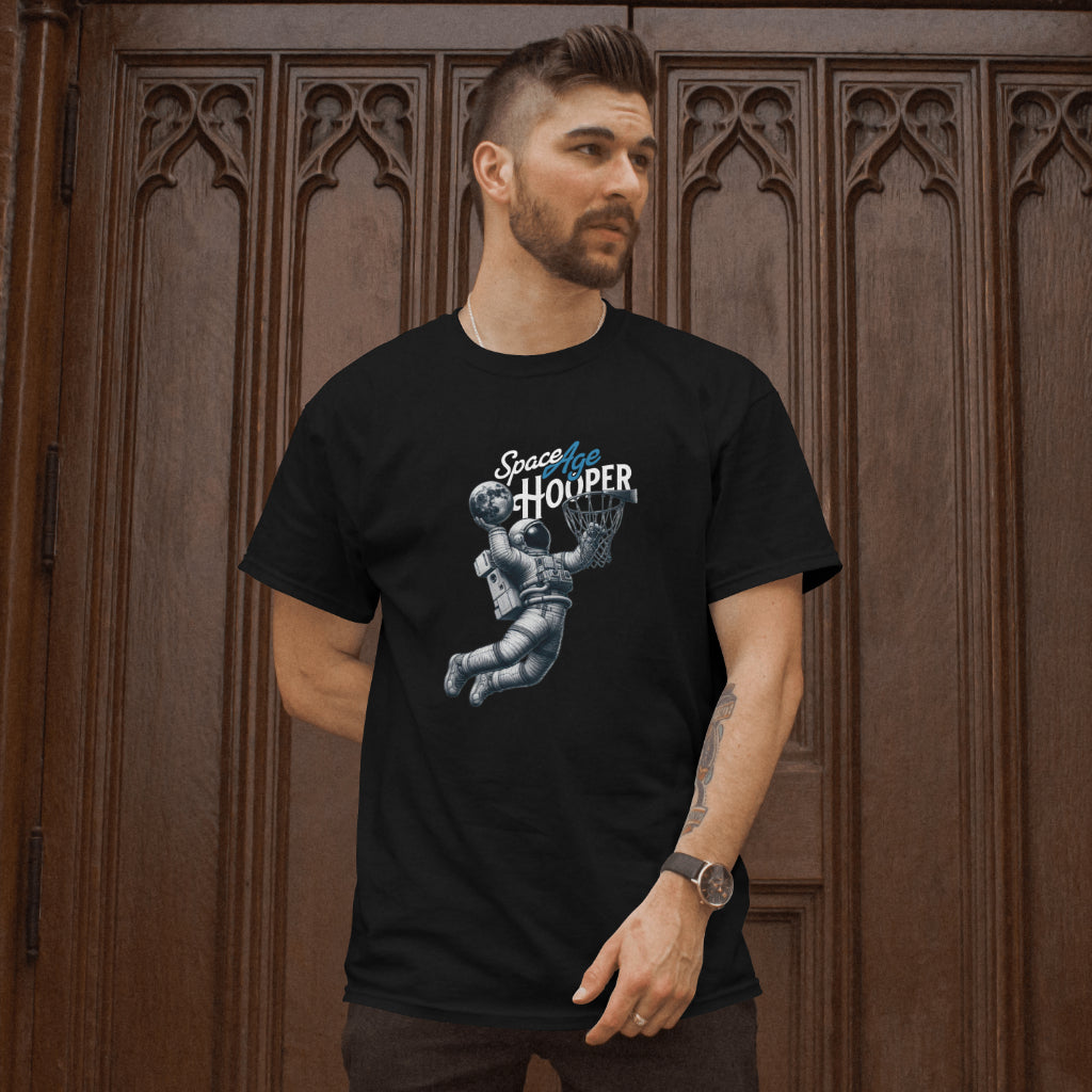 Space Age Hoops Astronaut Dunker (T-Shirt)