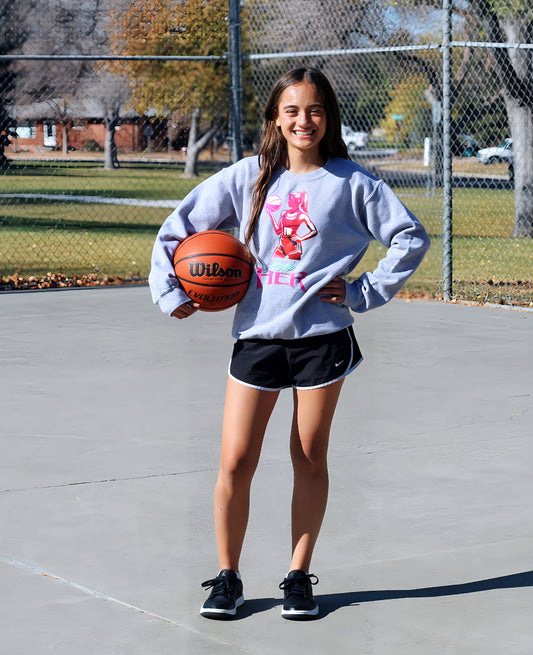 Hoop-HER Baller Babe Long Sleeve