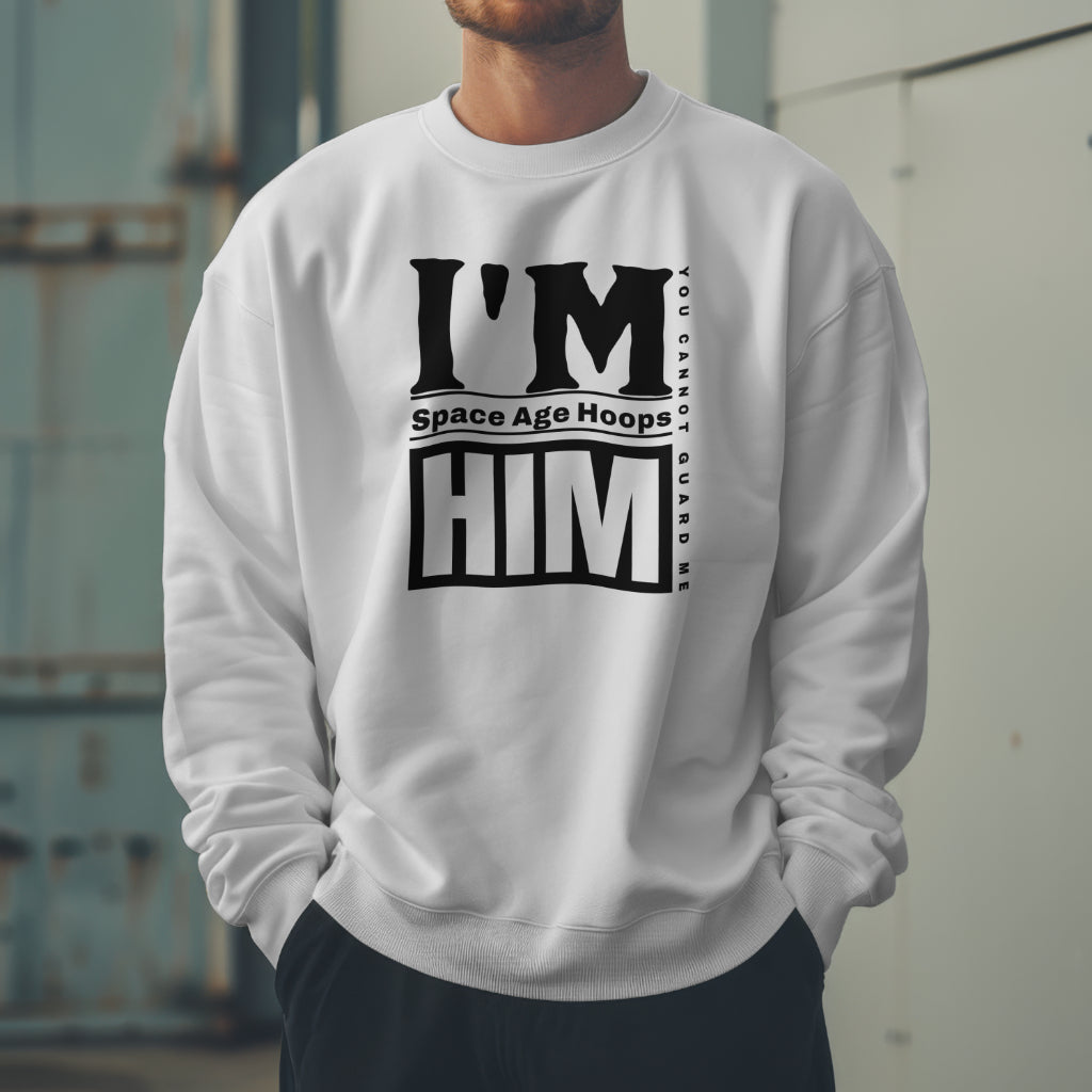 Space Age Hoops I'm Him (Crew Sweatshirt)