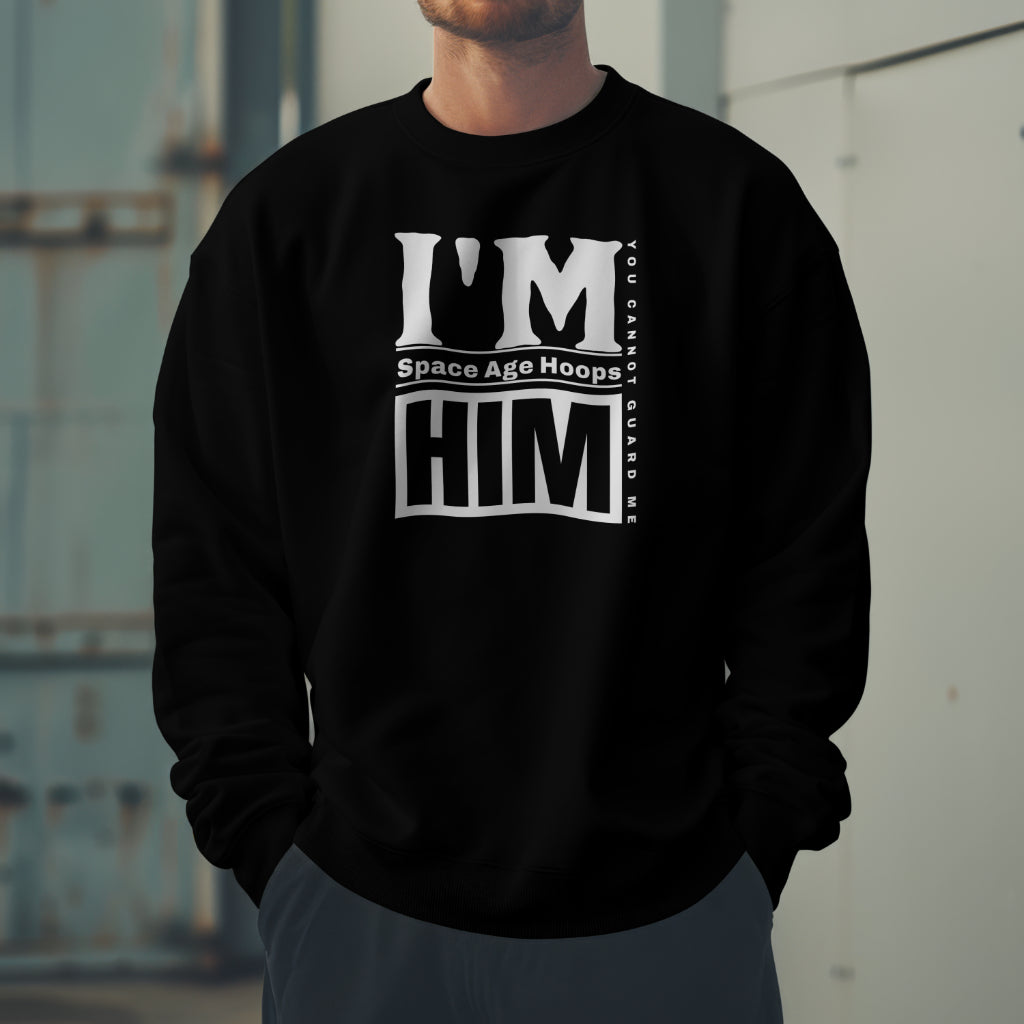 Space Age Hoops I'm Him (Crew Sweatshirt)