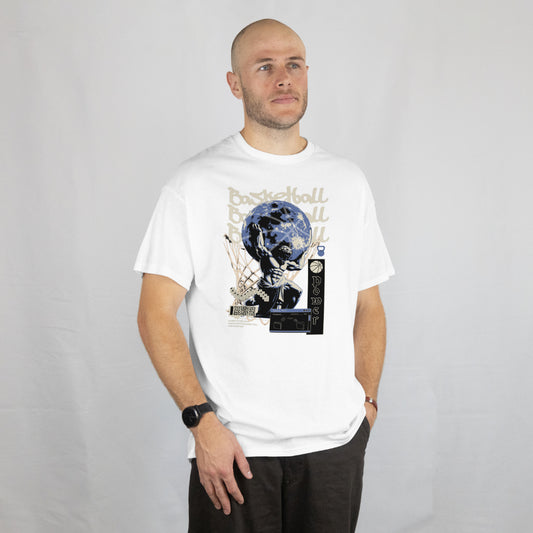 Space Age Hoops Greek God (T-Shirt)